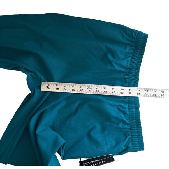 BonWorth Stretch Green Straight Leg Elastic Waist Womens Pants Size S - Picture 7 of 8